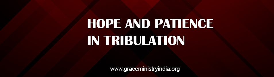 If there is one thing that can keep a child of God going, it is this hope that we have about our future in heaven. When we look at our life that way, then no tribulation is great enough to destroy.